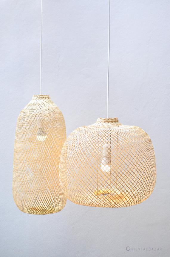 Fresh design bamboo stick hanging ceiling lamp
