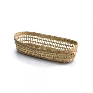 Oval synthetic seagrass tray