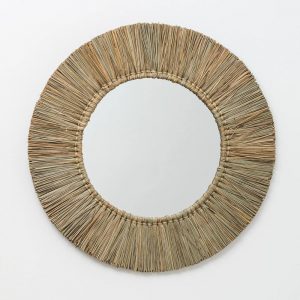 Bohemian seagrass mirror