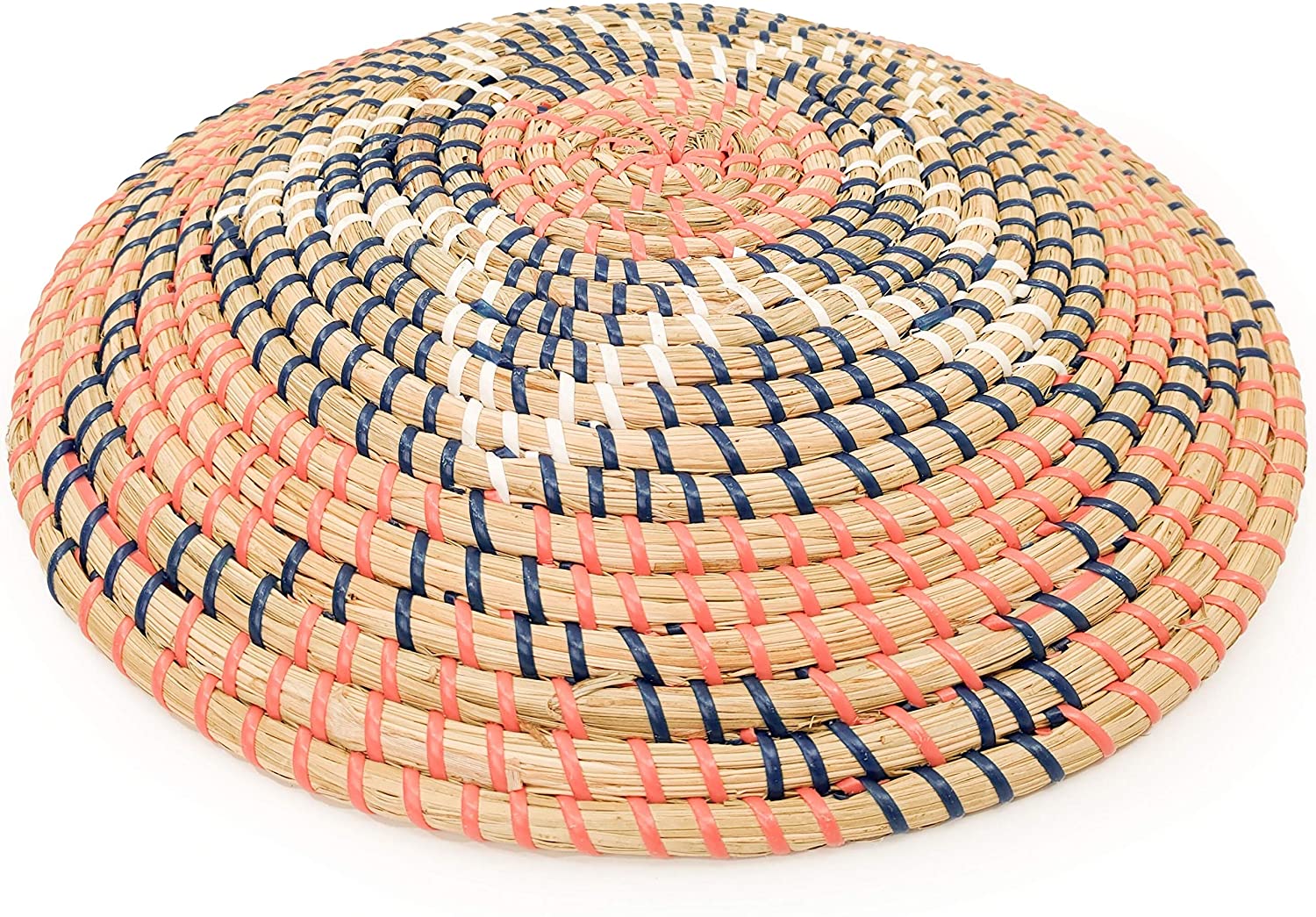 Seagrass coiled wall basket (33)